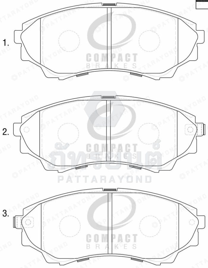 ผ้าดิสเบรค MAZDA FIGXTHER,FORD RANGER -NEW