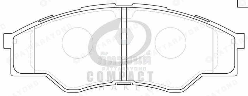 ผ้าดิสเบรคหน้า TOYOTA VIGO 2.5,3.0 2WD-04-08 INNOVA 06-15