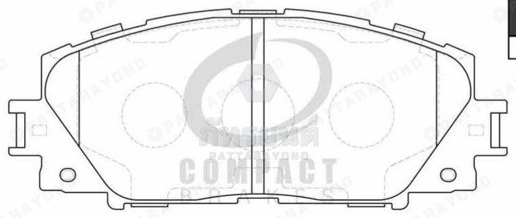 ผ้าดิสเบรค TOYOTA YARIS-COMPACT